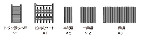 このセットの内容です